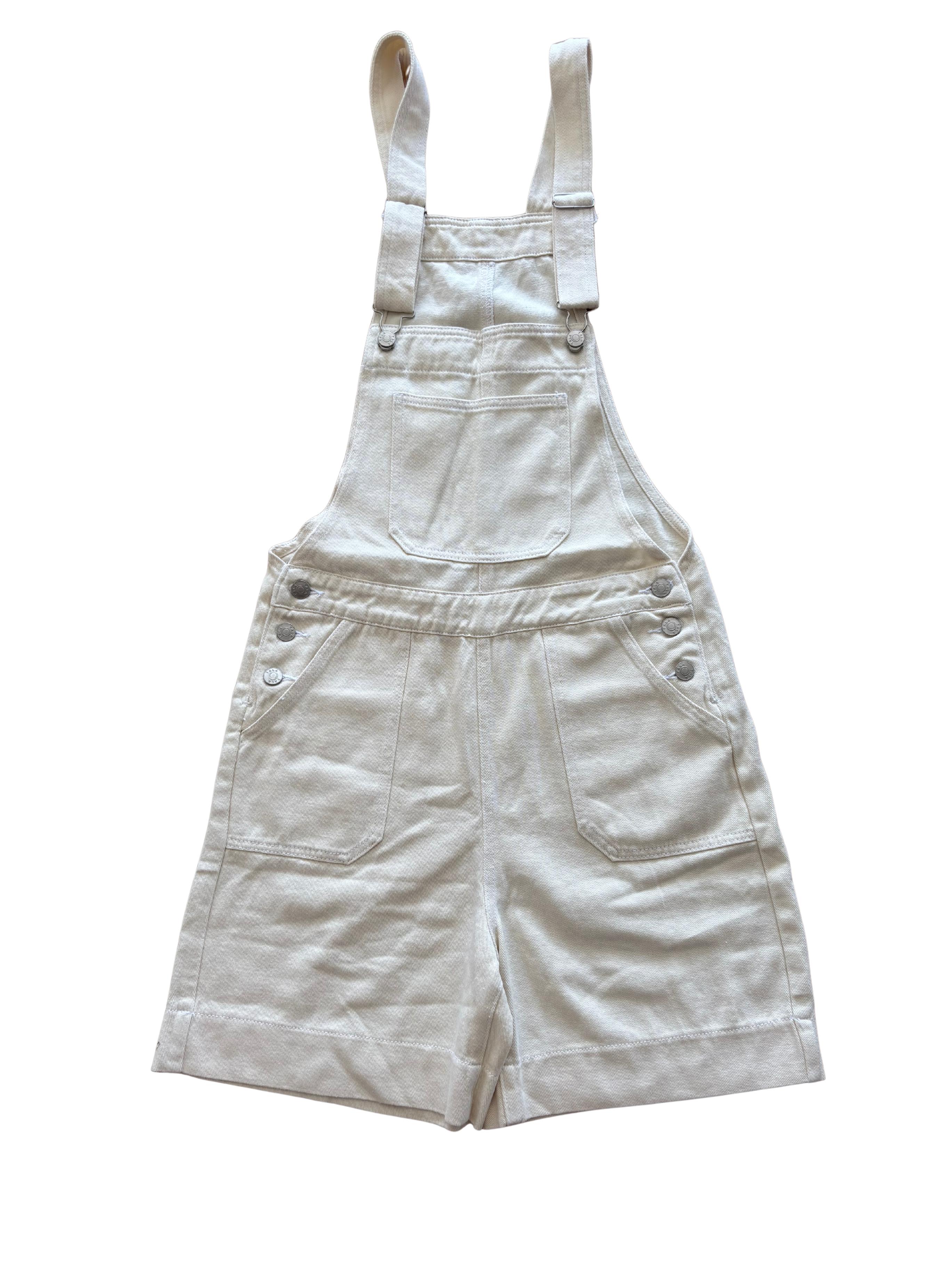 Enterito de jeans color crema